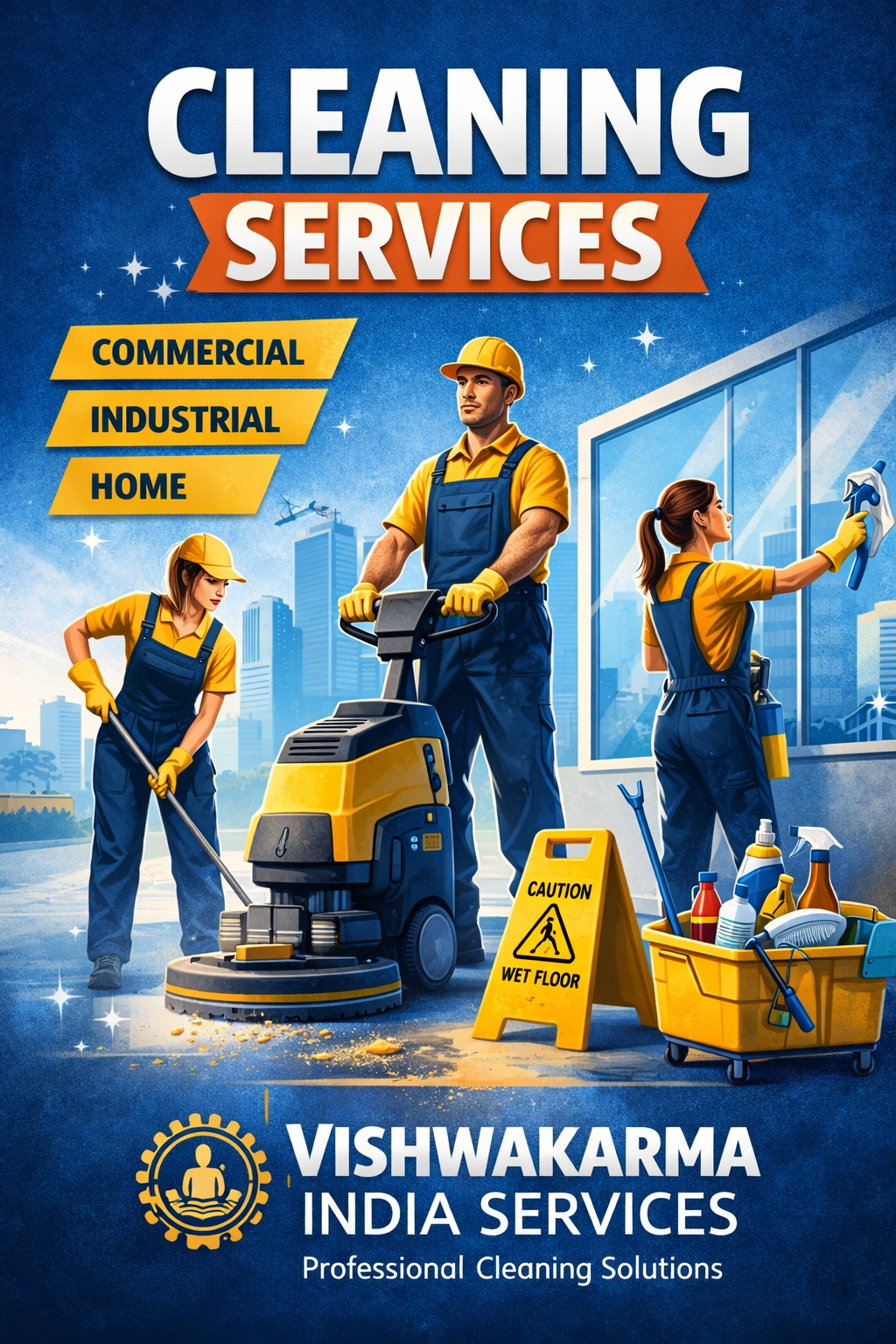 Professional Cleaning Services in Noida & Ghaziabad – Vishwakarma India Services